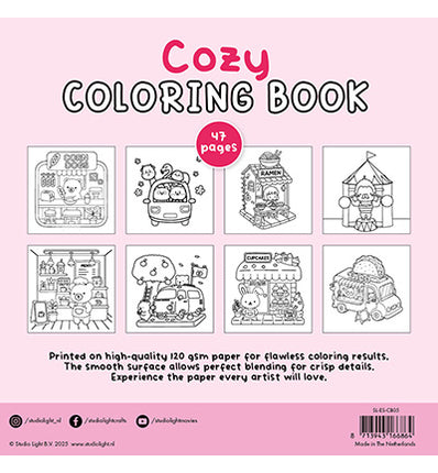 Livre de coloriage Essentials Cozy (SL-ES-CB05)