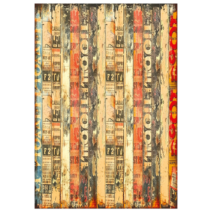 PAPIER DE RIZ MIXED MEDIA A4 LOT DE 4/PAQUET VOYAGE À VENIR