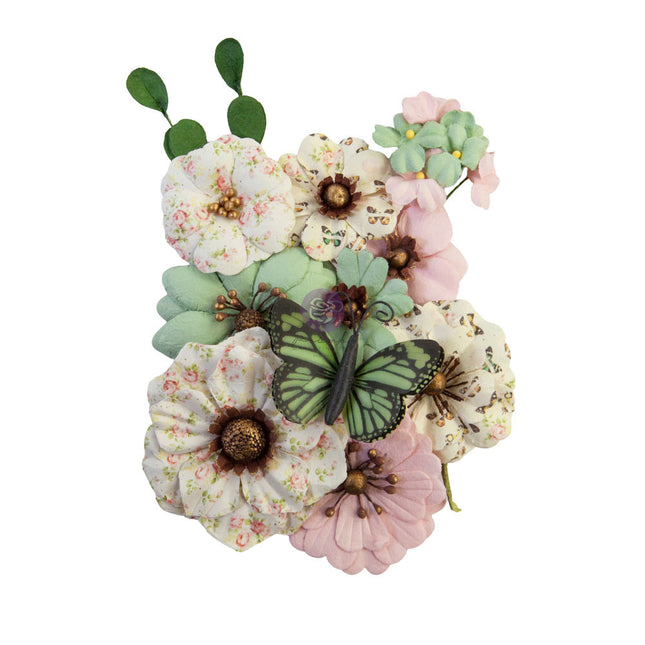 Prima Flowers® Collection My Sweet - Sewn With Love -  12 pièces / 0.5- 2 in / papier de mûrier