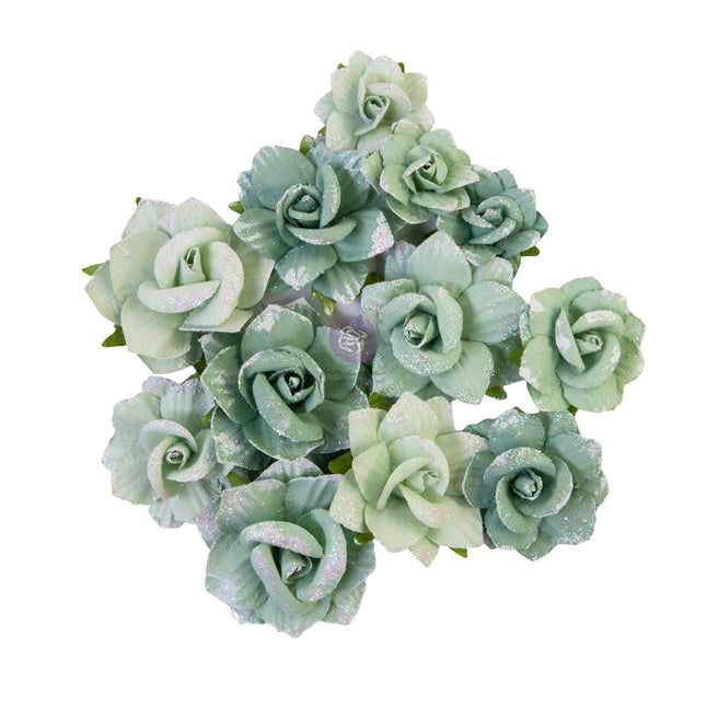 Prima Flowers® Ma douce collection - Beauté émeraude -  12 pièces / 1.5-2 in / papier de mûrier
