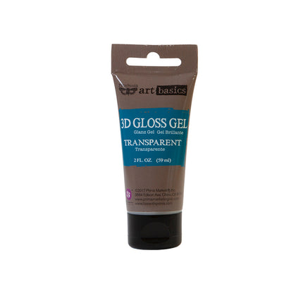 (M)Gel brillant 3D en tube de 2 oz / gel, pâte, médium gesso