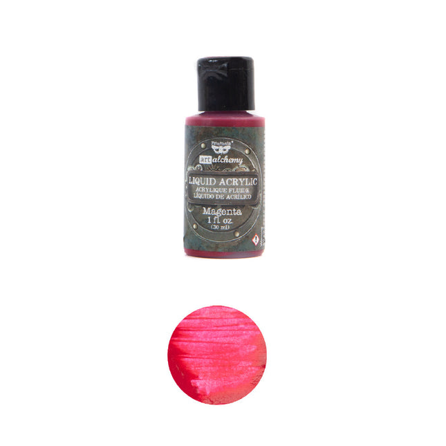 Art Alchemy-Liquid Acrylic Magenta - 1 flacon - 30ml / peinture artistique