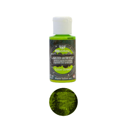 Art Alchemy - Acryliques liquides - Vert citron - 1 flacon, 30ml / peinture artistique