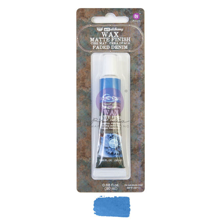 Art Alchemy - Cire mate - Jean délavé - 1 tube, 20 ml / pâte de cire