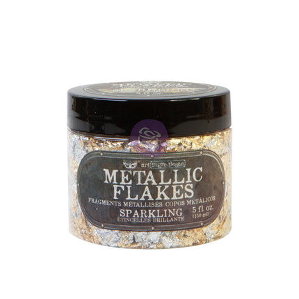 Art Ingredients - Paillettes métalliques - Scintillant - 1 pot, poids total de 30g avec le contenant / feuille métallique