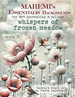 Maremi's Small Art - Fonds Essentialis pour journal artistique et collage WHISPERS OF FROZEN MEADOW