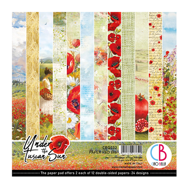 Bloc de papier Under the Tuscan Sun 6"x6" 24/Pkg