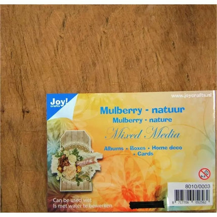 Joy!Crafts • Fibres de liber de mûrier MixedMedia brunes