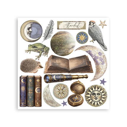 Kit de transferts décoratifs imprimés pour les loisirs créatifs, 15,5x15,5 cm - Cosmos
