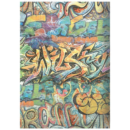 Printed Mini Rice paper A6 8 sheets for Art and Craft - Furry Friends 2