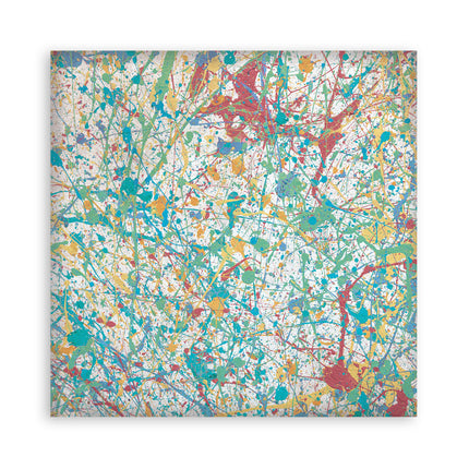 12”x12” (30.5x30.5 cm) Paper Pad 10 double sided printed Backgrounds sheets - Furry Friends 2
