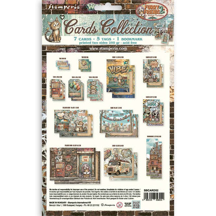 Printed Art Cards Collection - Furry Friends 2