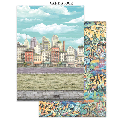 Printed Art Junk journal: stickers, cut-outs, backgrounds for Art and Craft - Furry Friends 2