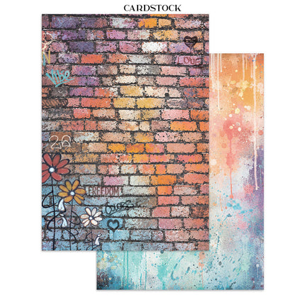 Printed Art Junk journal: stickers, cut-outs, backgrounds for Art and Craft - Furry Friends 2