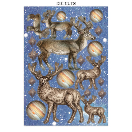 Printed Art Junk Journal Focus Points for Art and Craft A5 -Cosmos