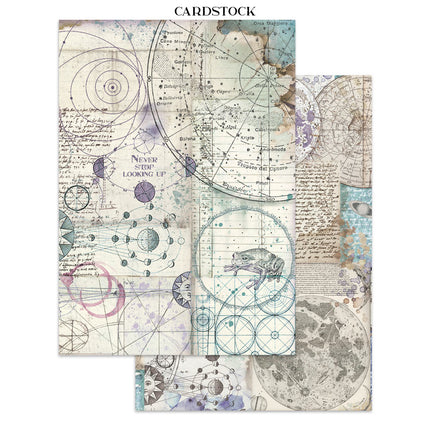 Printed Art Junk Journal Focus Points for Art and Craft A5 -Cosmos