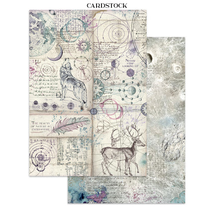 Printed Art Junk Journal Focus Points for Art and Craft A5 -Cosmos