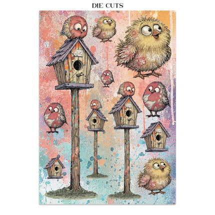 Printed Art Junk Journal Focus Points for Art and Craft A5 - Furry Friends 2