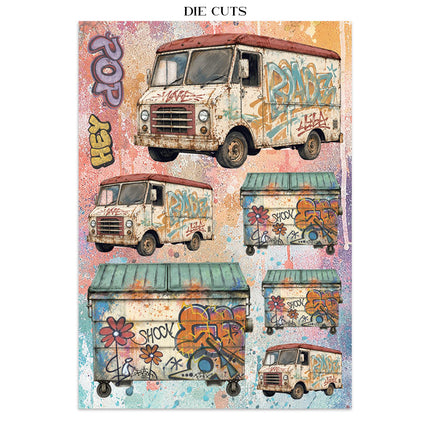 Printed Art Junk Journal Focus Points for Art and Craft A5 - Furry Friends 2