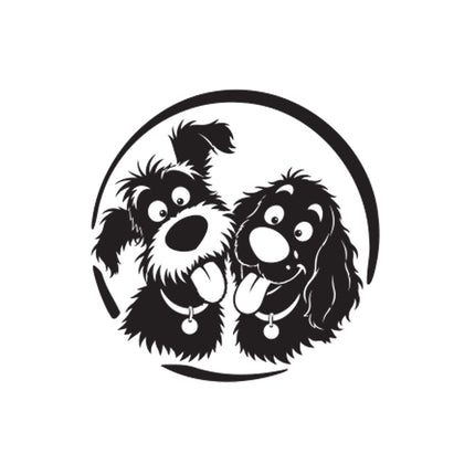 Set 6 Decorative seals design for Art and Craft diam cm2,5 Furry Friends2