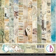 Bloc de papier Sign of the Times 6"x6" 24/Pkg