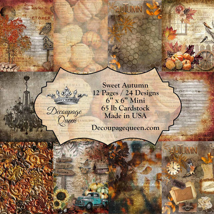 Set de scrapbooking Sweet Autumn - Mini