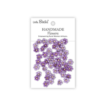 Fleurs faites main Esme - Murmure lilas 50pc