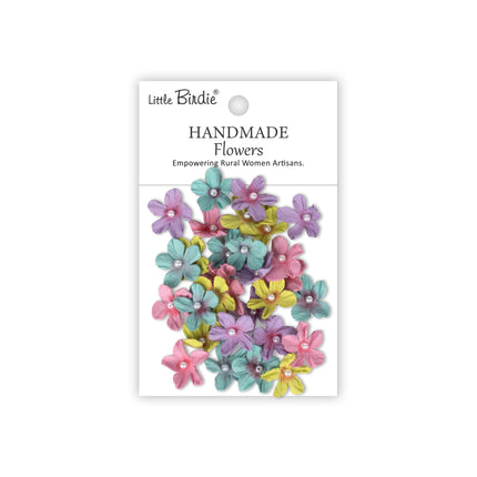Fleurs faites main Pearl Petites - Pétales pastel 30pc