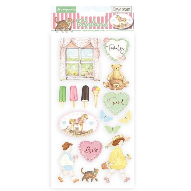 Chipboard cm 15x30 - jouets DayDream