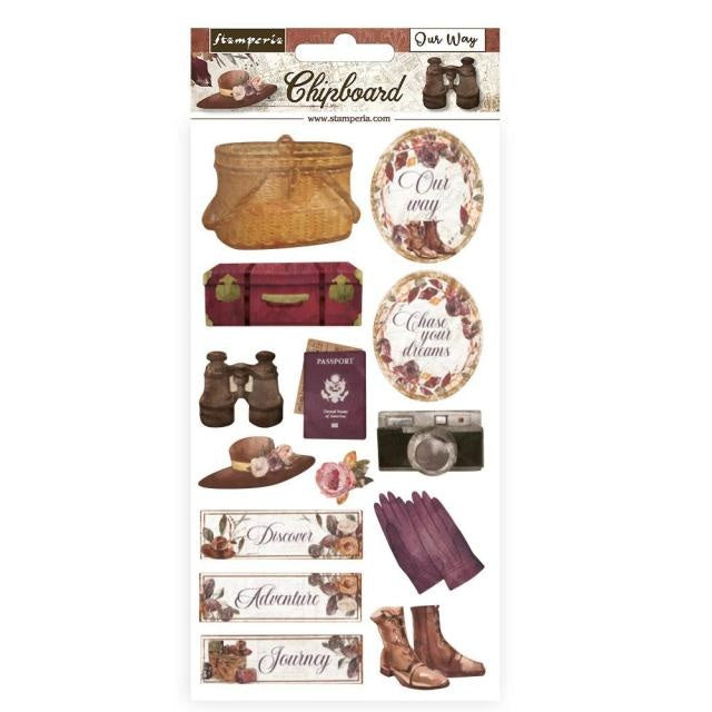 Chipboard cm 15x30 - Our way