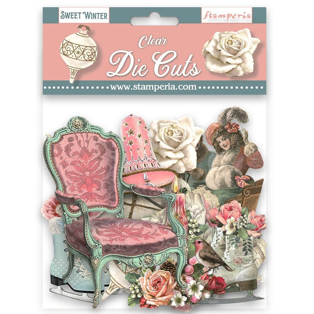 Die cuts transparents - Joyeux hiver