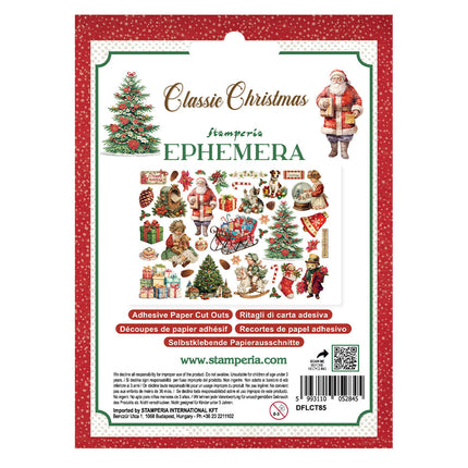 Éphémères décoratifs imprimés pour les loisirs créatifs - Noël classique