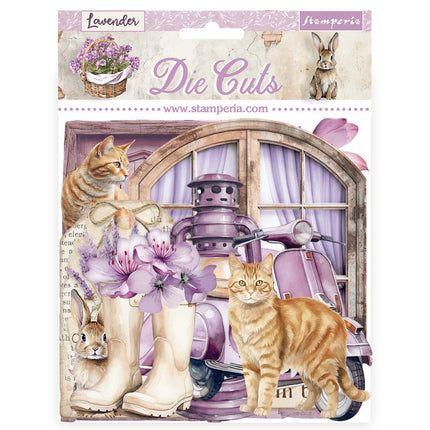 die cuts assortis - lavande