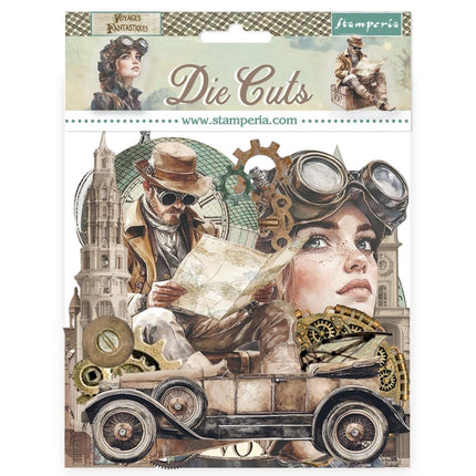 Die cuts assortis - Voyages Fantastiques