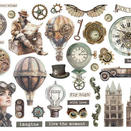Die cuts assortis - Voyages Fantastiques