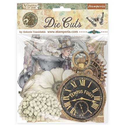 Die cuts décoratifs imprimés pour les loisirs créatifs - Jardins du Temps