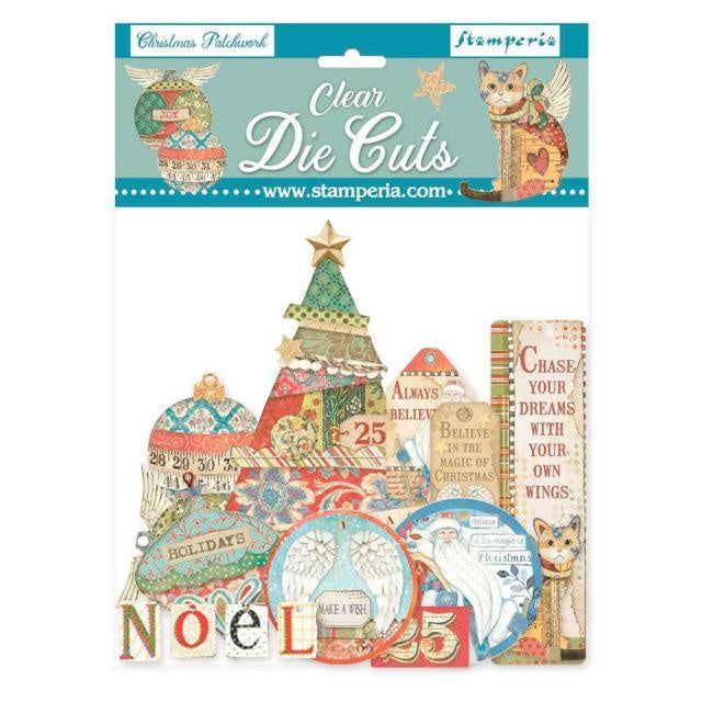 Die cuts transparents - Patchwork de Noël