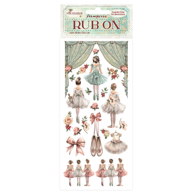 Transfert à sec 10,16x21,6 cm - ballet de Casse-Noisette