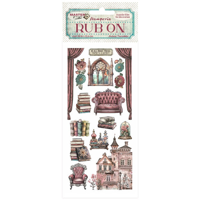Transferts à frotter cm 10,16x21,6 - Master of Magic mobilier de maison