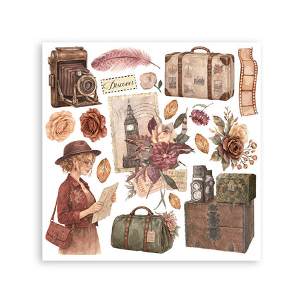 Kit de transferts décoratifs imprimés pour loisirs créatifs 15,5x15,5 cm - Our Way
