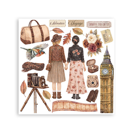 Kit de transferts décoratifs imprimés pour loisirs créatifs 15,5x15,5 cm - Our Way