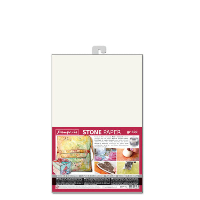 Papier de pierre - lavable - format A3