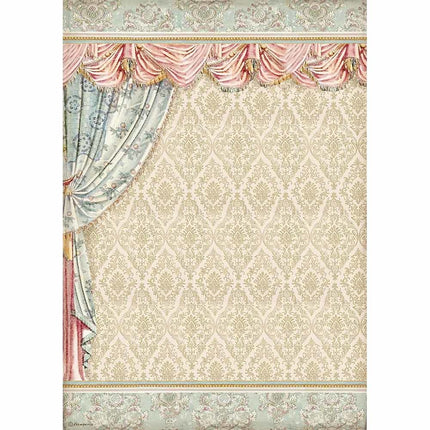 Papier de riz A3 emballé Draperie