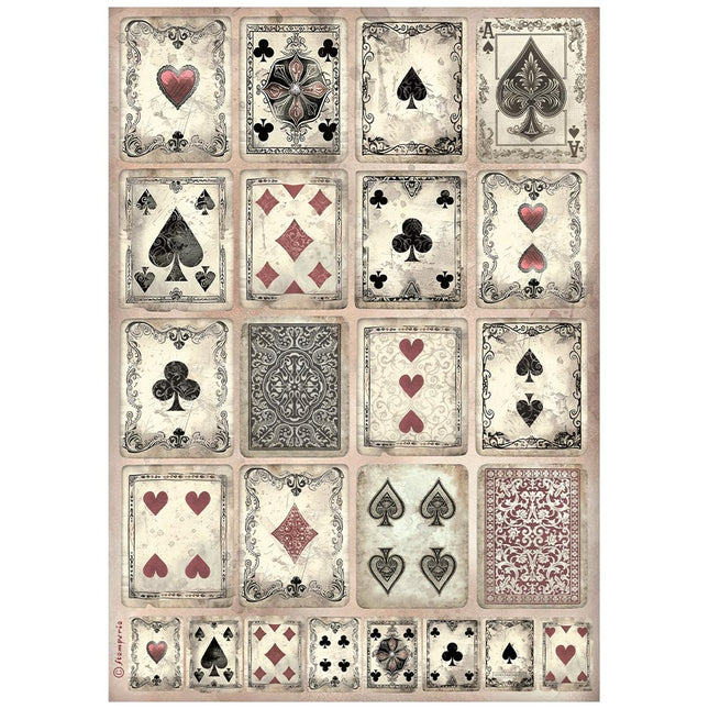 Papier de riz A4 imprimé - cartes Master of Magic