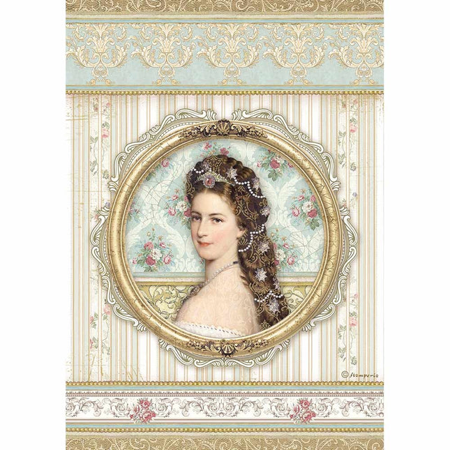 Papier de riz A4 emballé Princesse