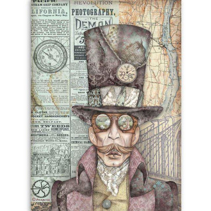 Papier de riz A4 avec photographie de Sir Vagabond