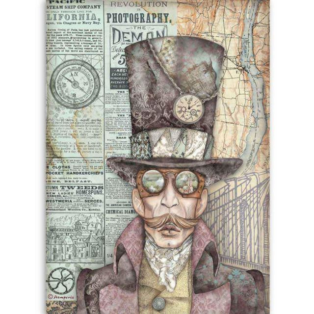 Papier de riz A4 avec photographie de Sir Vagabond