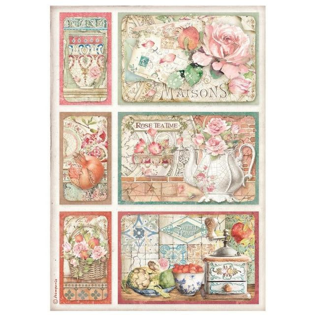 Papier de riz A4 prédécoupé - Cartes Casa Granada