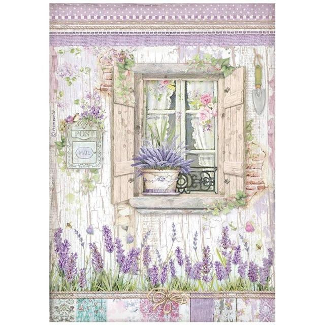 Papier de riz A4 conditionné - fenêtre de Provence