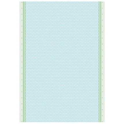 Papier de riz A4 conditionné - texture DayDream bleue